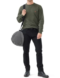 Gunn Crew Neck Sweat - Seaweed