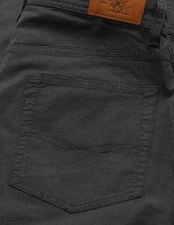 Gunn Straight Fit Micro Textured Long Leg Jeans