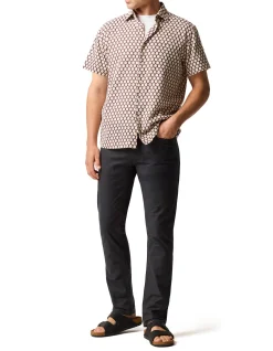 Gunn Straight Fit Micro Textured Long Leg Jean