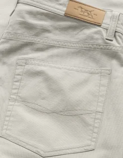 Gunn Straight Fit Micro Textured Long Leg Jeans