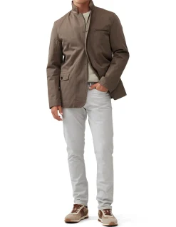 Gunn Straight Fit Micro Textured Long Leg Jeans