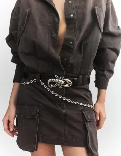 Gunther Cotton Drill Cargo Mini Dress