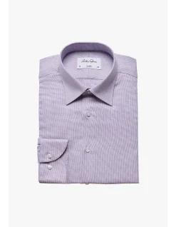 GUS FORMAL SHIRT - PINK/BLUE MICRODESIGN