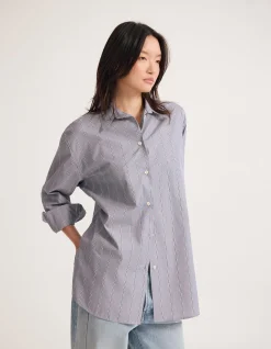 HAILEY STRIPE OVERSIZED SHIRT