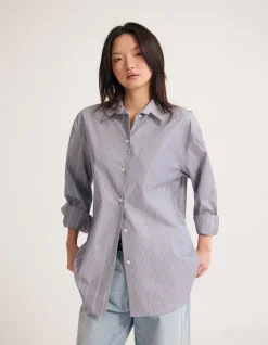HAILEY STRIPE OVERSIZED SHIRT