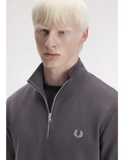 HALF ZIP SWEATSHIRT