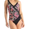 Hamilton DDE Gathered Surplice One Piece Swimsuit