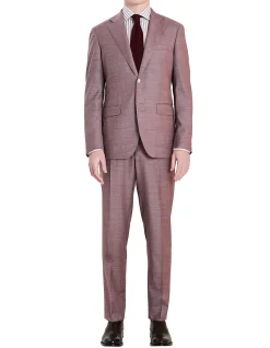 Hamilton Slim Fit Suit Burgundy