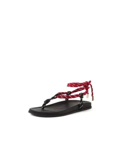 HAMPA Rope Strap Flat Sandals