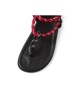 HAMPA Rope Strap Flat Sandals