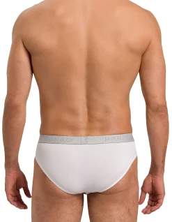 HANRO 2 PACK BLACK BRIEF