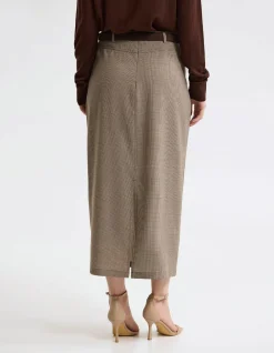 HARPER PURE WOOL COLUMN SKIRT