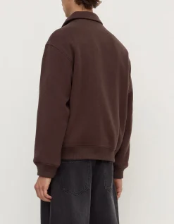 Harrington Wool Bomber Ganache