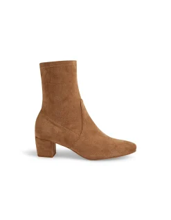 Hartful Stretch Microsuede Block Heel Boots