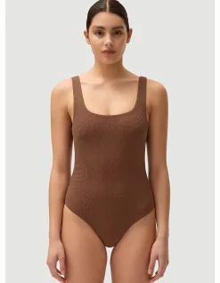 Harvey Rio Textured Scoop Neck One Piece