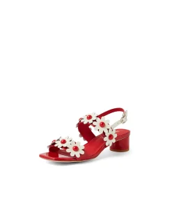 HATSYL DJ RED WHITE PATENT LEATHER