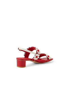 HATSYL DJ RED WHITE PATENT LEATHER