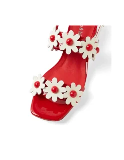 HATSYL DJ RED WHITE PATENT LEATHER