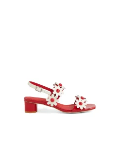 HATSYL DJ RED WHITE PATENT LEATHER