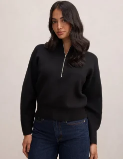 HAYLEY QUARTER ZIP SWEATER