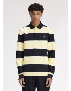 HEAVY WEIGHT JERSEY STRIPED POLO SHIRT