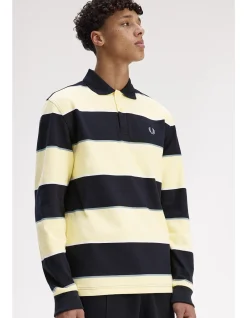 HEAVY WEIGHT JERSEY STRIPED POLO SHIRT