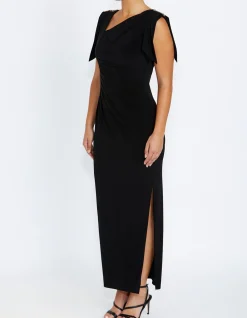 HEBE BLACK JERSEY GOWN