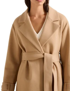 HEIDI DOUBLE BREASTED WRAP COAT