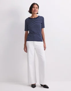 HEIDI STRIPE SHORT SLEEVE TEE