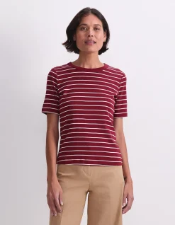 HEIDI STRIPE SHORT SLEEVE TEE