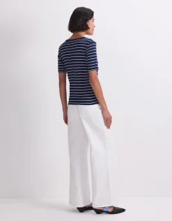 HEIDI STRIPE SHORT SLEEVE TEE