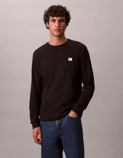Heroes Waffle Badge Long Sleeve T-Shirt