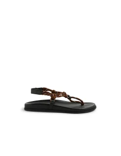 Hervy Rope Strap Leather Sandals