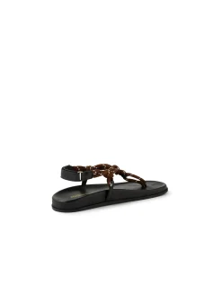 Hervy Rope Strap Leather Sandals