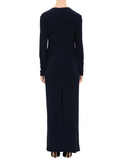 HIGH NECK LS GOWN