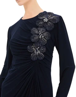 HIGH NECK LS GOWN