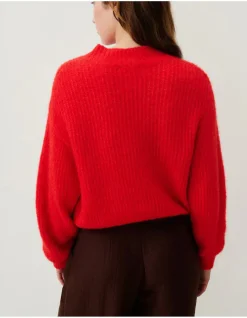 High Neck Pullover Knit