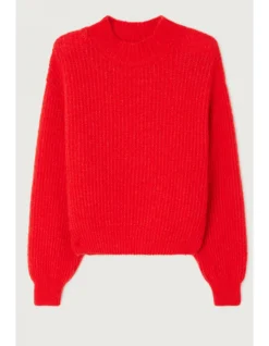 High Neck Pullover Knit