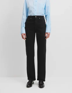 High Rise Comfort Stretch Straight Jean