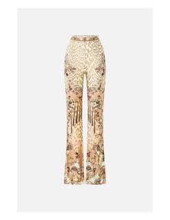HIGH WAISTED FLARED TROUSER