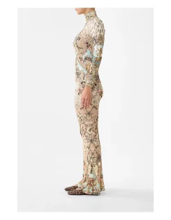 HIGH WAISTED FLARED TROUSER