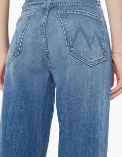 High Waisted Tunnel Vision Sneak Wide Leg Jean