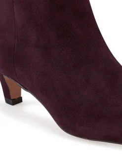 Honora Raisin Suede Leather Ankle Boot