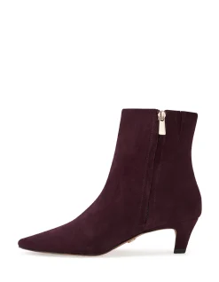 Honora Raisin Suede Leather Ankle Boot