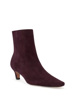 Honora Raisin Suede Leather Ankle Boot