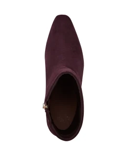 Honora Raisin Suede Leather Ankle Boot