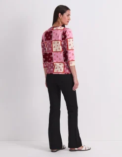 HORSE PRINT MERCERISED TEE