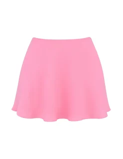 House of CB Lil French Pink Floaty Mini Skirt