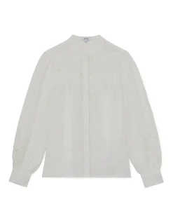 Ida Embroided Linen Top