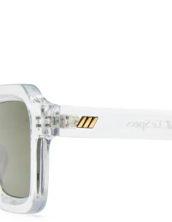 IMPOSSIBLE CLEAR SQUARE GREEN MONO SUNGLASSES